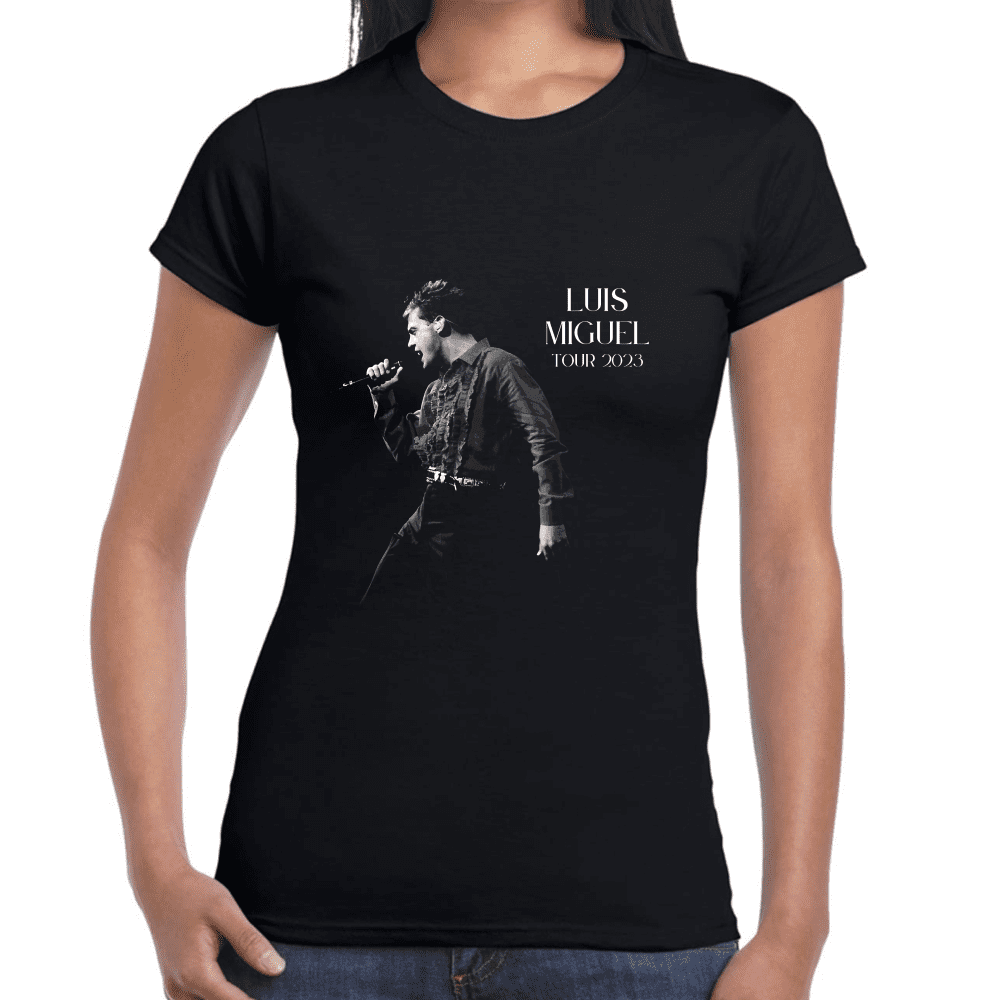 Playera Luis Miguel Tour 2023 Algodón Premium #855