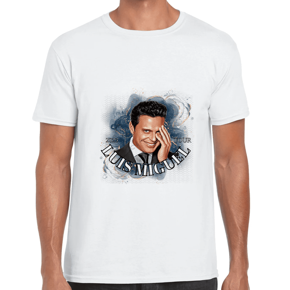 Playera Luis Miguel Tour 2023 Algodón Premium #860 Imagen principal del producto