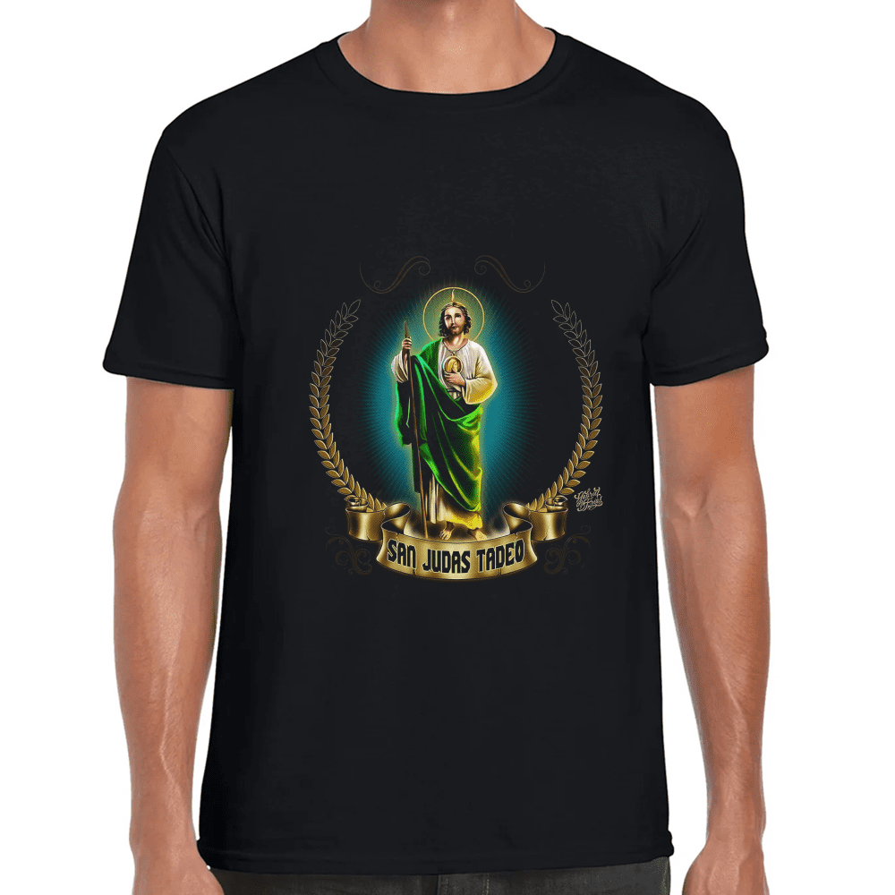 Playera San Judas Tadeo Religión Algodón Premium #863