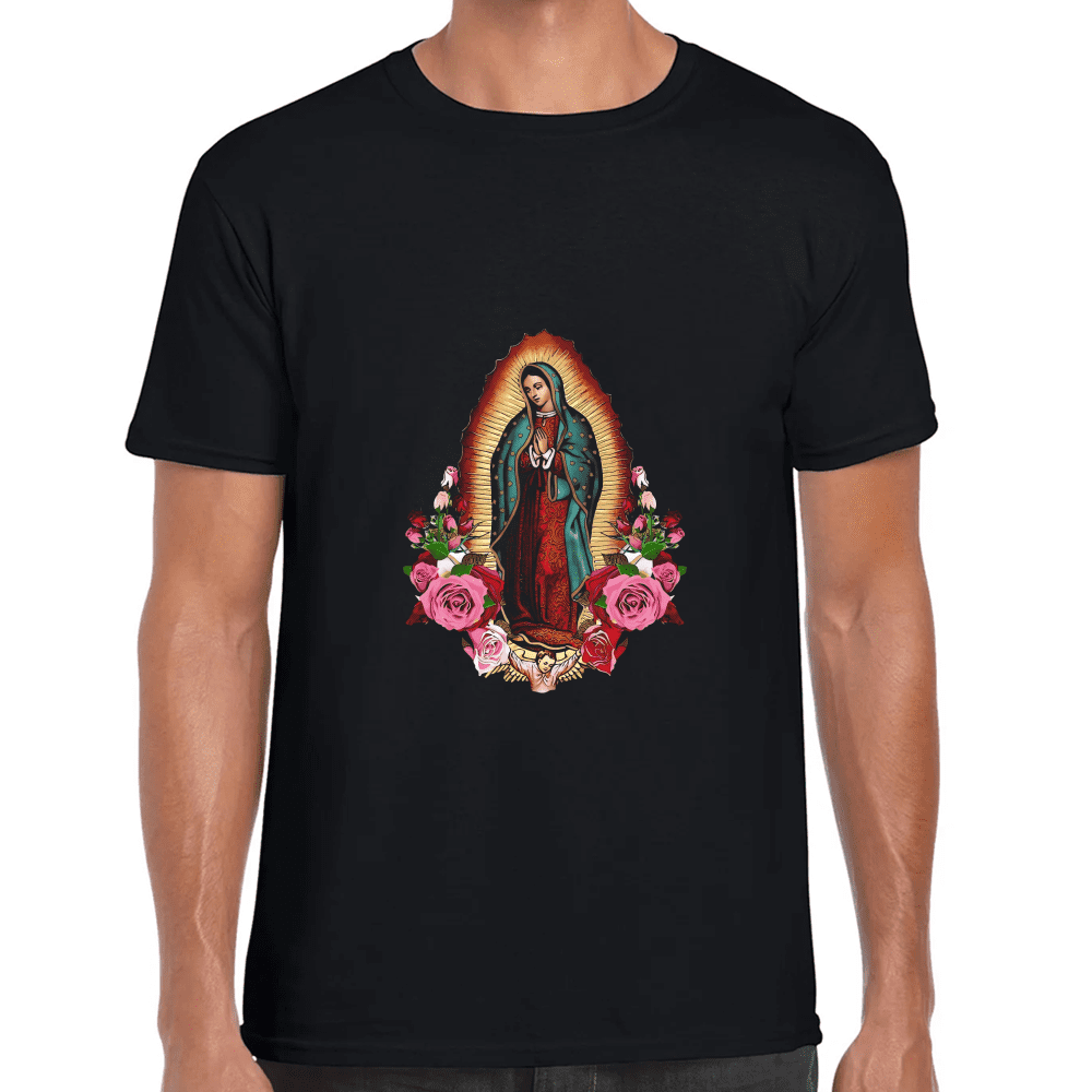 Playera La Virgen De Guadalupe Religión Algodón Premium #865