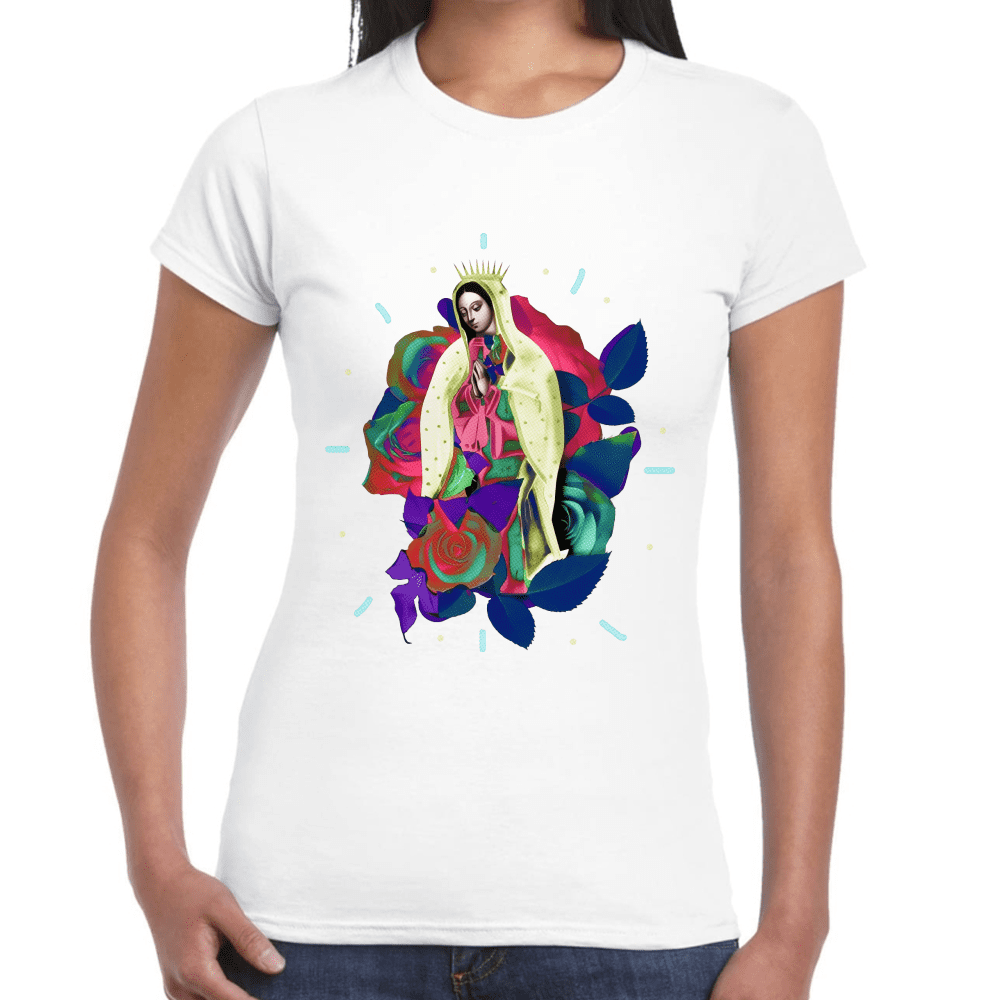 Playera La Virgen De Guadalupe Religión Algodón Premium #867