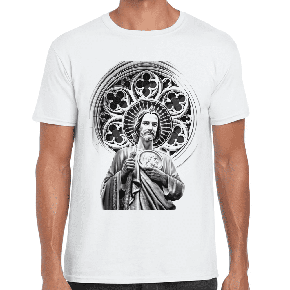 Playera San Judas Tadeo Religión Algodón Premium #871