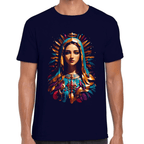 Playera La Virgen Religión Algodón Premium #872