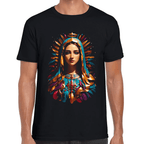 Playera La Virgen Religión Algodón Premium #872