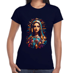 Playera La Virgen Religión Algodón Premium #872