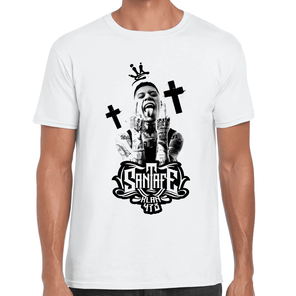 Playera Santa Fe Klan Regional Mexicano Algodón Premium #893