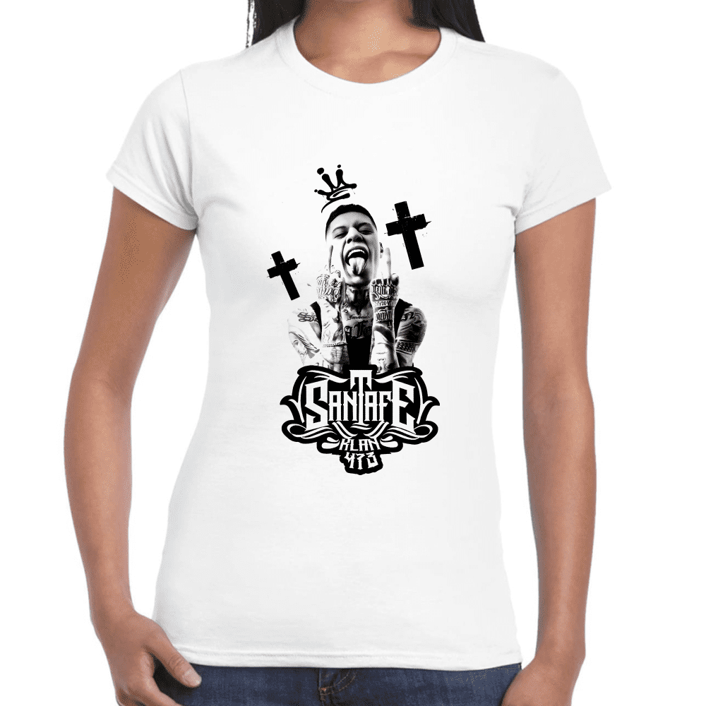 Playera Santa Fe Klan Regional Mexicano Algodón Premium #893