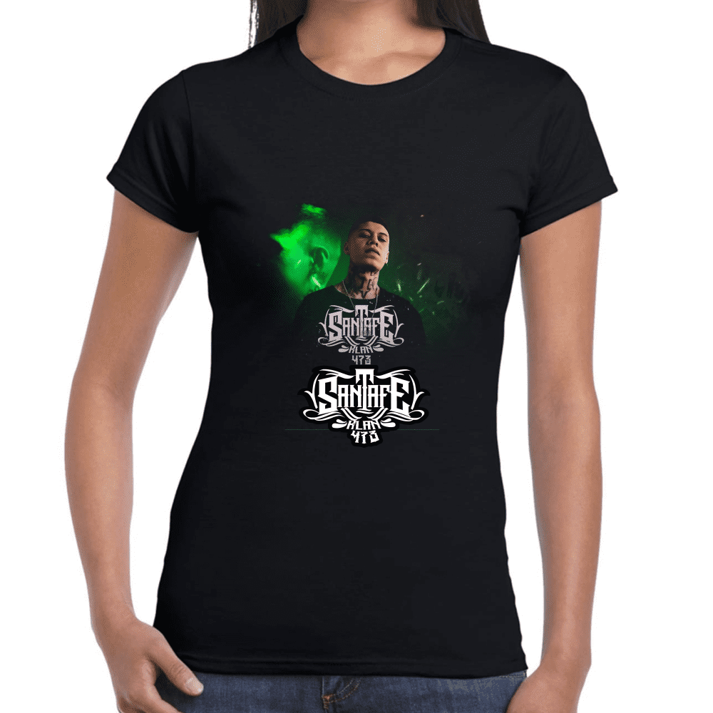 Playera Santa Fe Klan Regional Mexicano Algodón Premium #899 Imagen secundaria del producto