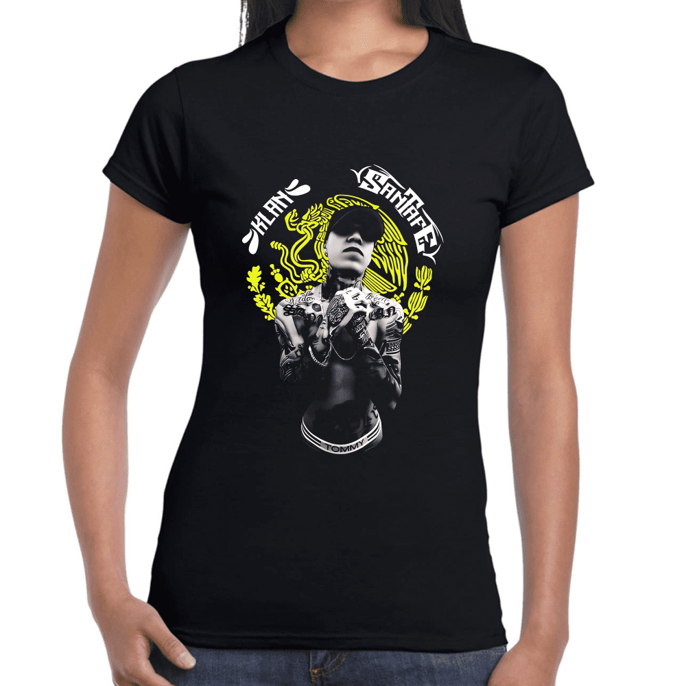 Playera Santa Fe Klan Regional Mexicano Algodón Premium #900