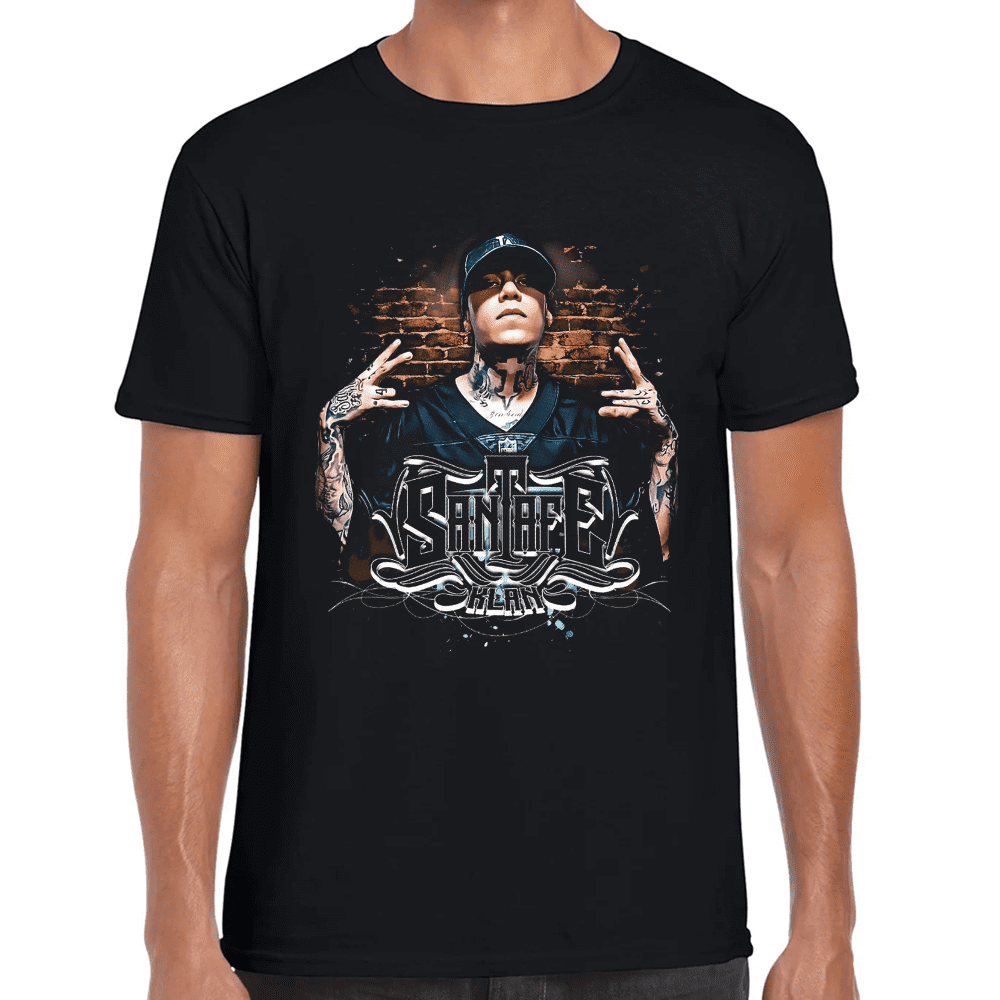 Playera Santa Fe Klan Regional Mexicano Algodón Premium #901 Imagen principal del producto