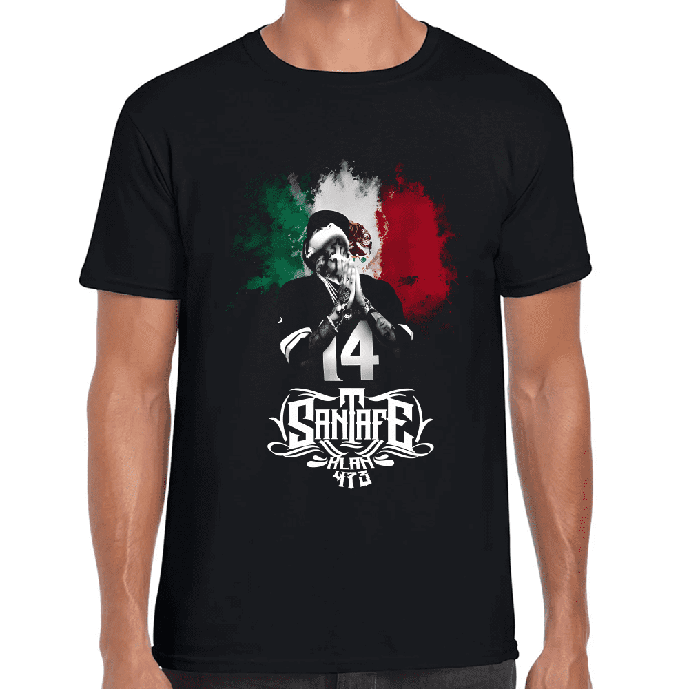 Playera Santa Fe Klan Regional Mexicano Algodón Premium #902 Imagen principal del producto