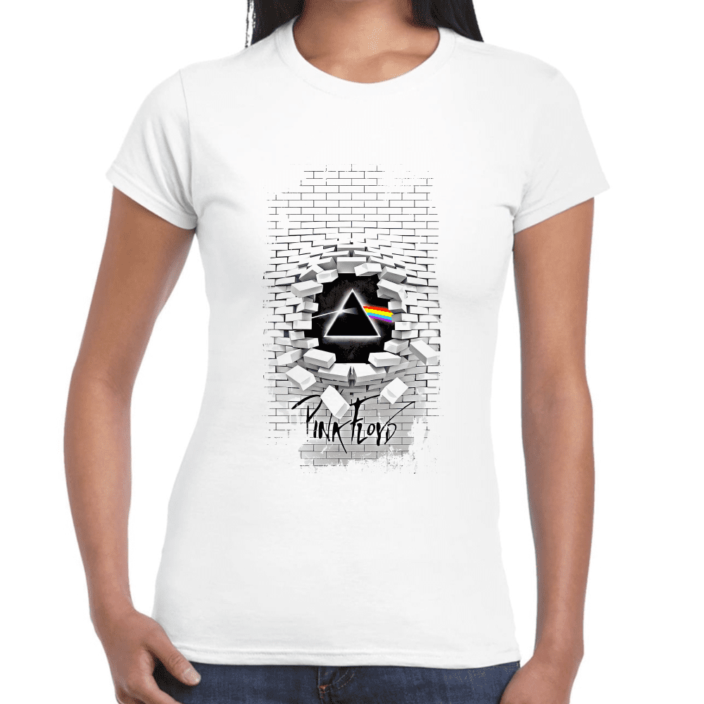Playera The Dark Side of the Moon Pink Floyd Algodón Premium #903