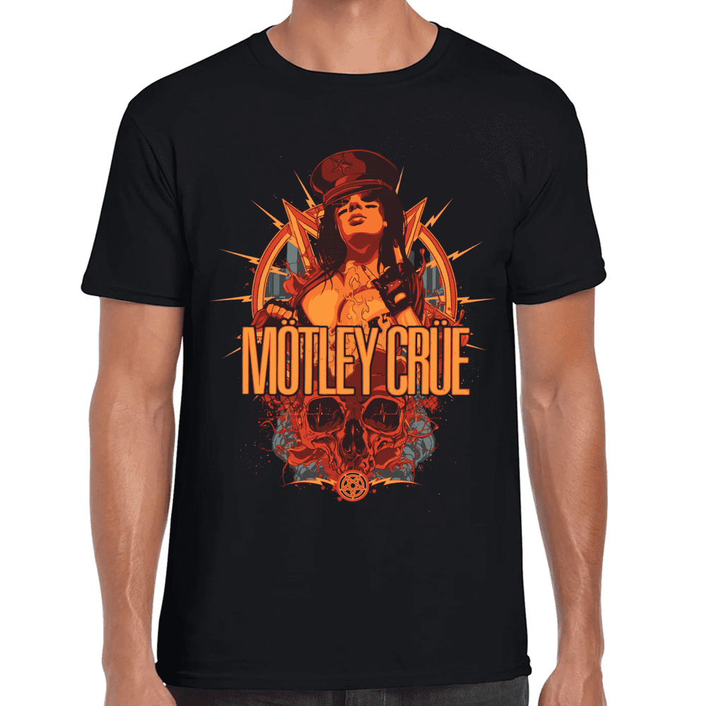 Playera Motley Crue Algodón Premium #904 Imagen principal del producto