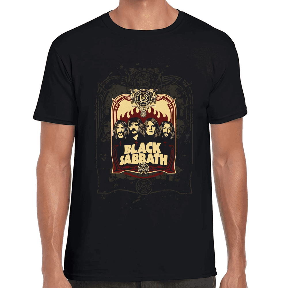 Playera Black Sabbath Algodón Premium #908