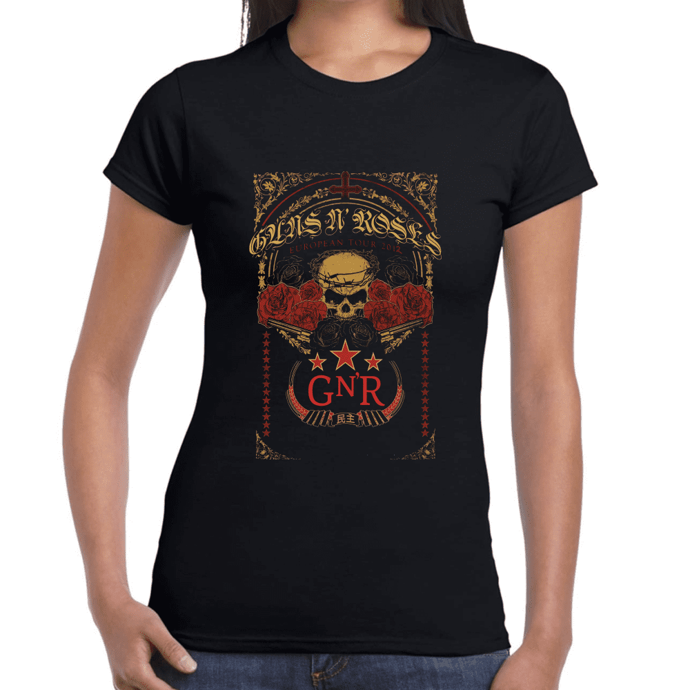 Playera Guns N' Roses Algodón Premium #909