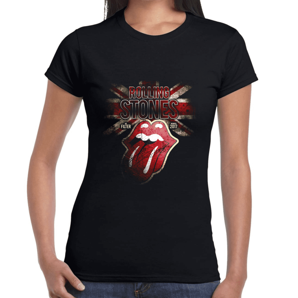 Playera The Rolling Stones Algodón Premium #910