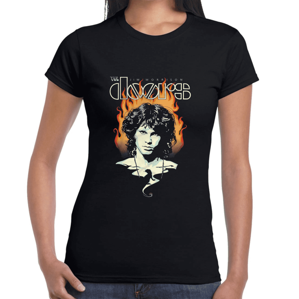 Playera Jim Morrison The Doors Algodón Premium #544 Imagen secundaria del producto