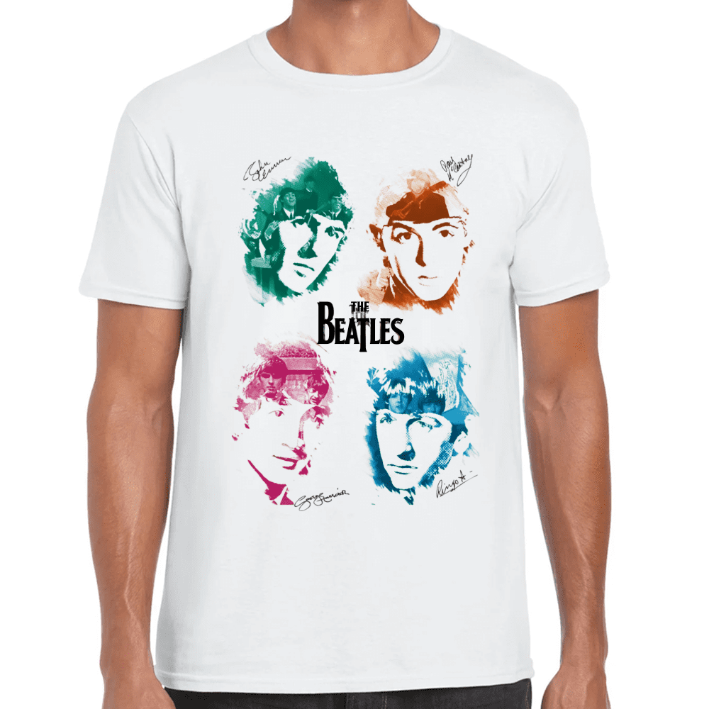 Playera The Beatles Algodón Premium #912