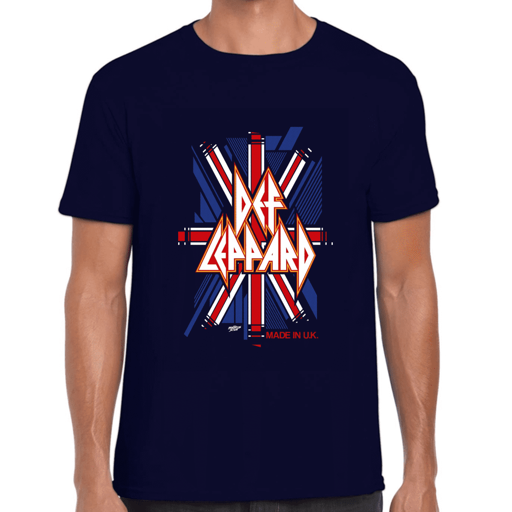Playera Def Leppard Algodón Premium #918