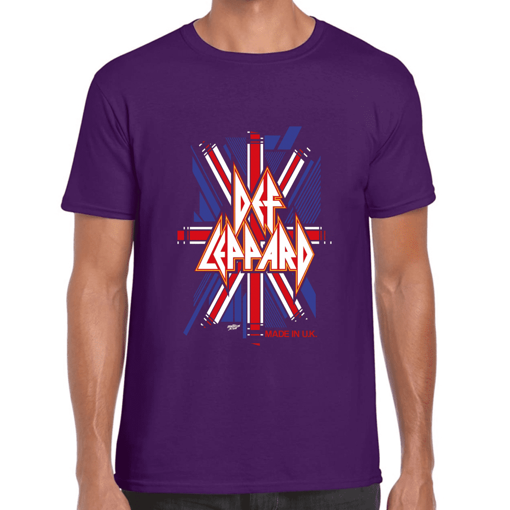 Playera Def Leppard Algodón Premium #918
