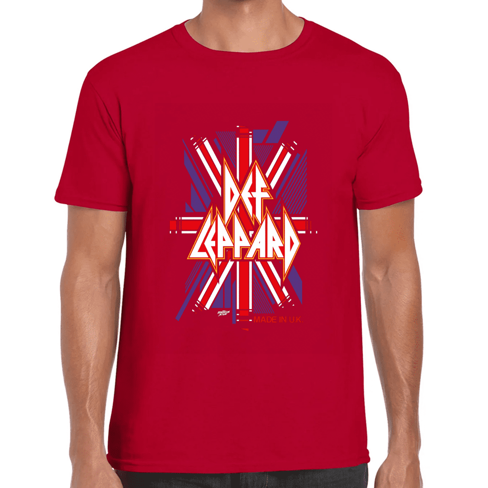 Playera Def Leppard Algodón Premium #918