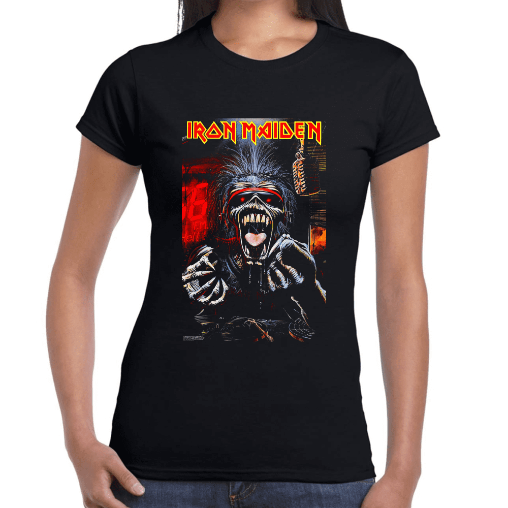 Playera Iron Maiden A Real Dead One Algodón Premium #919