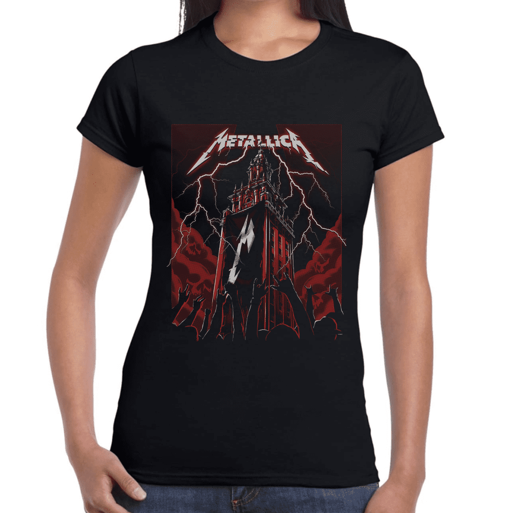 Playera Metallica Algodón Premium #921 Imagen secundaria del producto