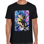 Playera Dragon Ball Z Gogeta Super Saiyan Blue Algodón Premium #924