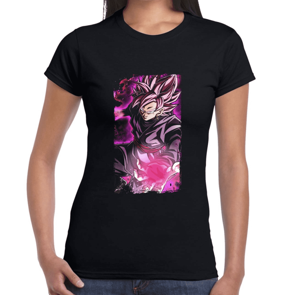 Playera Dragon Ball Z Goku Black Algodón Premium #925