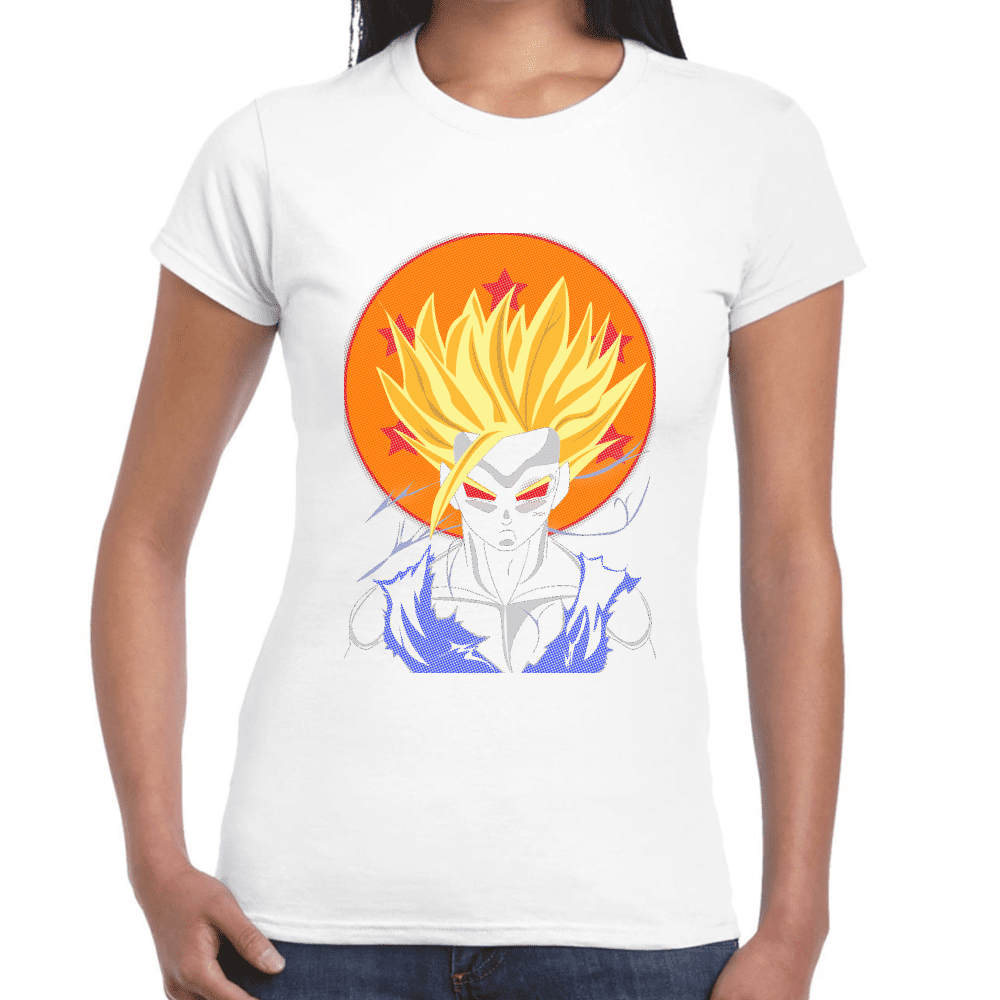 Playera Gohan Super Saiyan Dragon Ball Algodón Premium #936