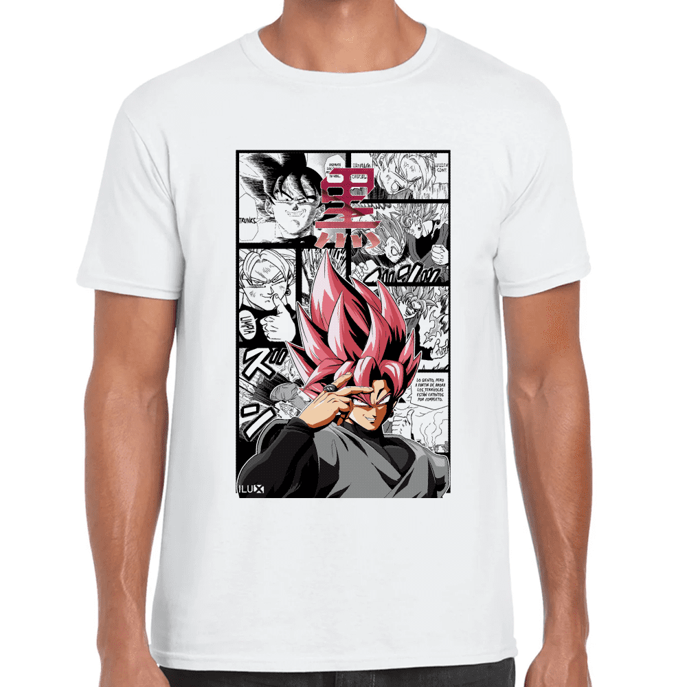 Playera Dragon Ball Z Goku Black Algodón Premium #937