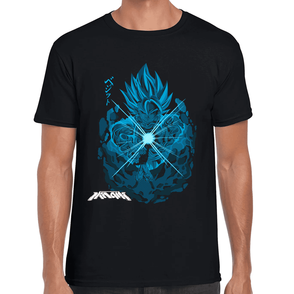 Playera Goku Super Saiyan Goku Blue Dragon Ball Algodón Premium #939 Imagen principal del producto