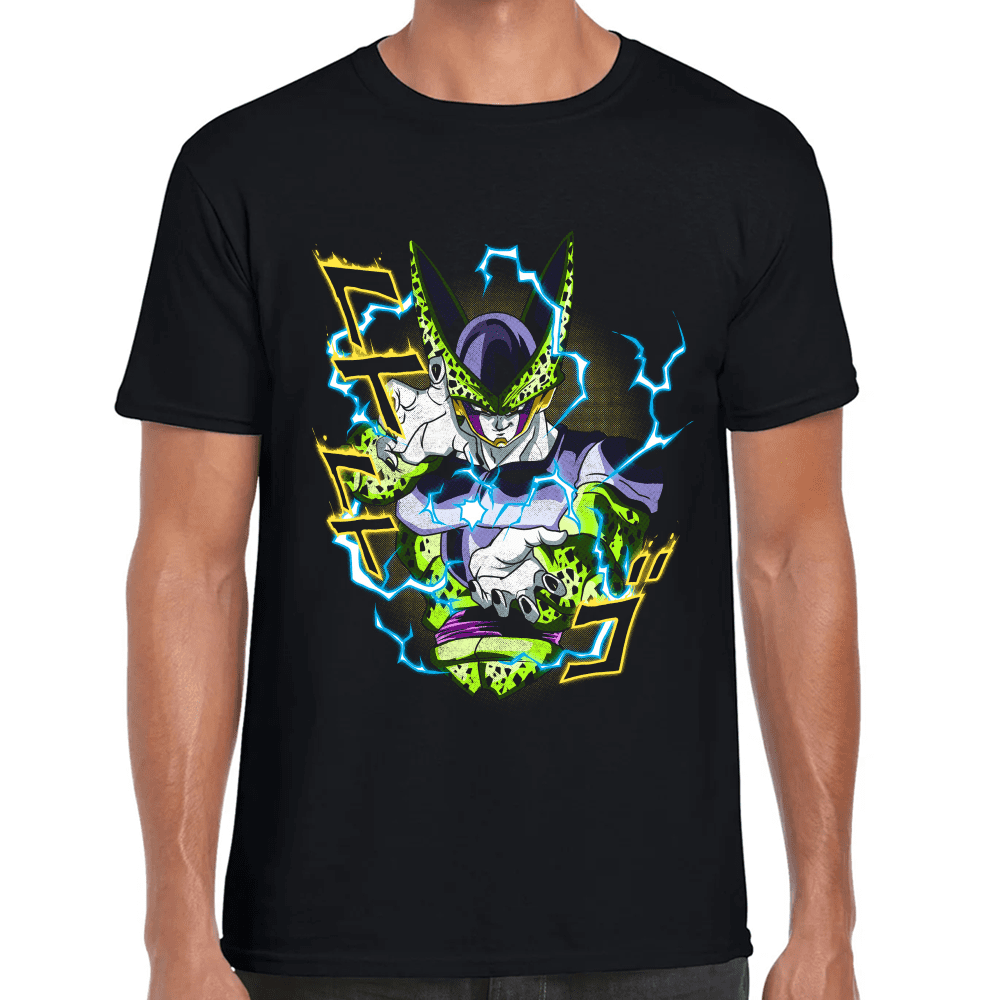 Playera Perfect Cell Dragon Ball Algodón Premium #952