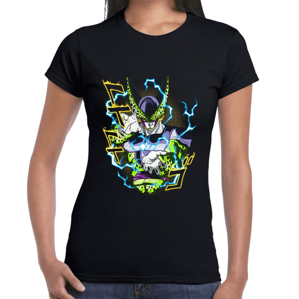Playera Perfect Cell Dragon Ball Algodón Premium #952