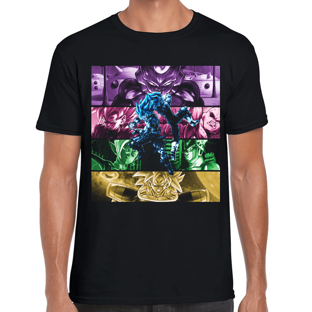 Playera Goku y Vegeta Dragon Ball Algodón Premium #955 Imagen principal del producto