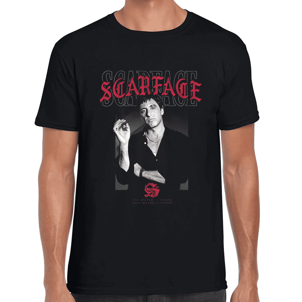 Playera Scarface Tony Montana Algodón Premium #959