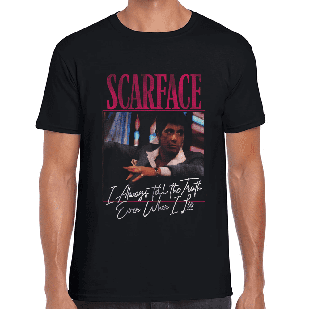 Playera Scarface Tony Montana Algodón Premium #961