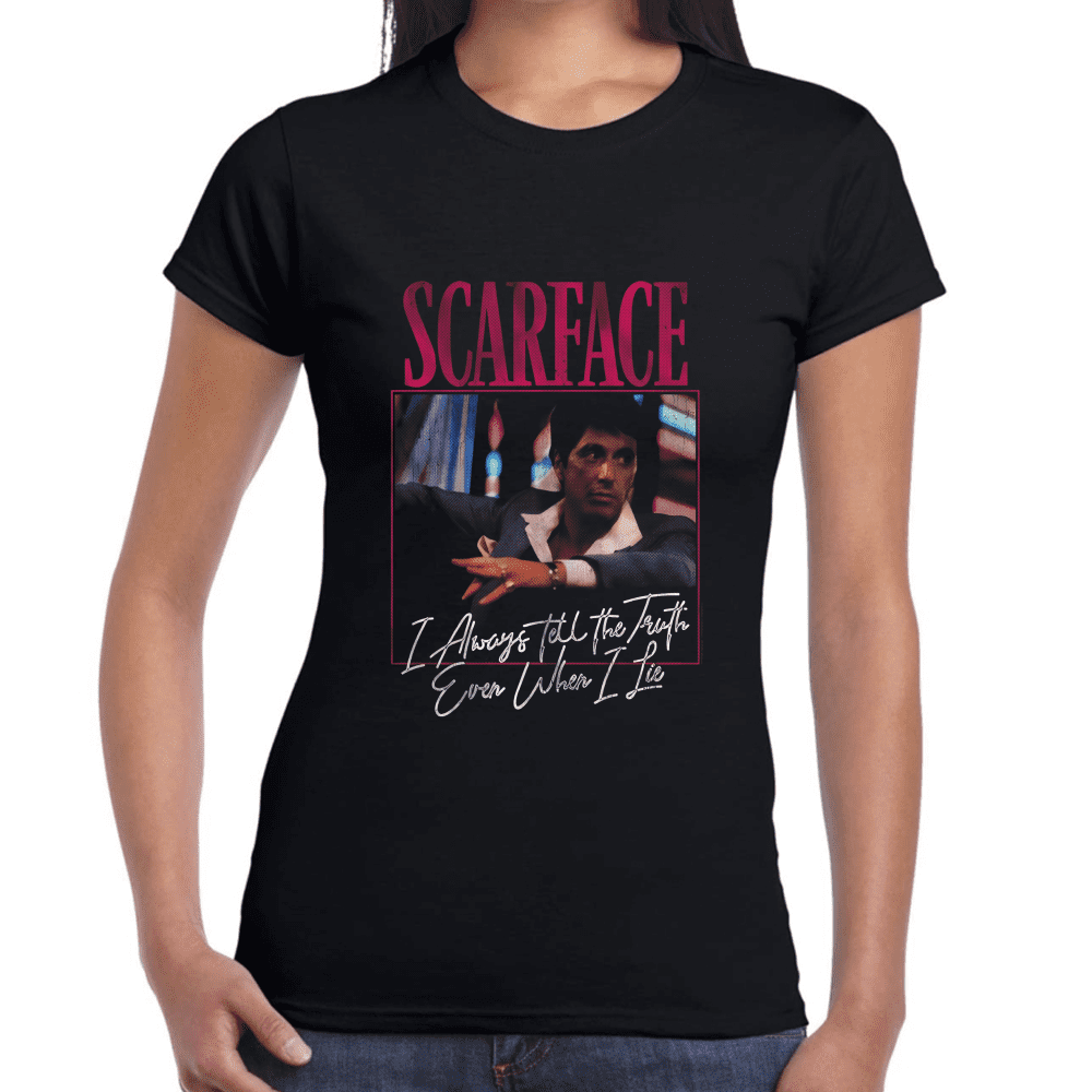 Playera Scarface Tony Montana Algodón Premium #961 Imagen secundaria del producto