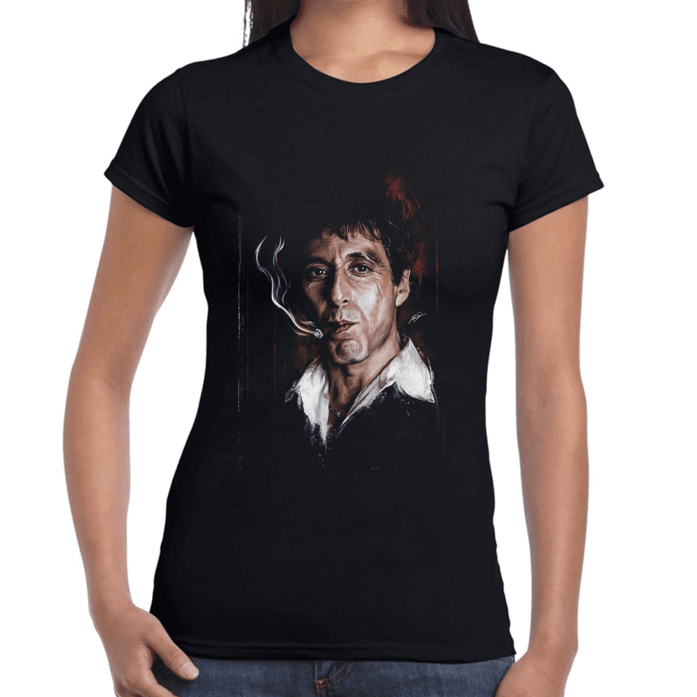 Playera Scarface Tony Montana Algodón Premium #962