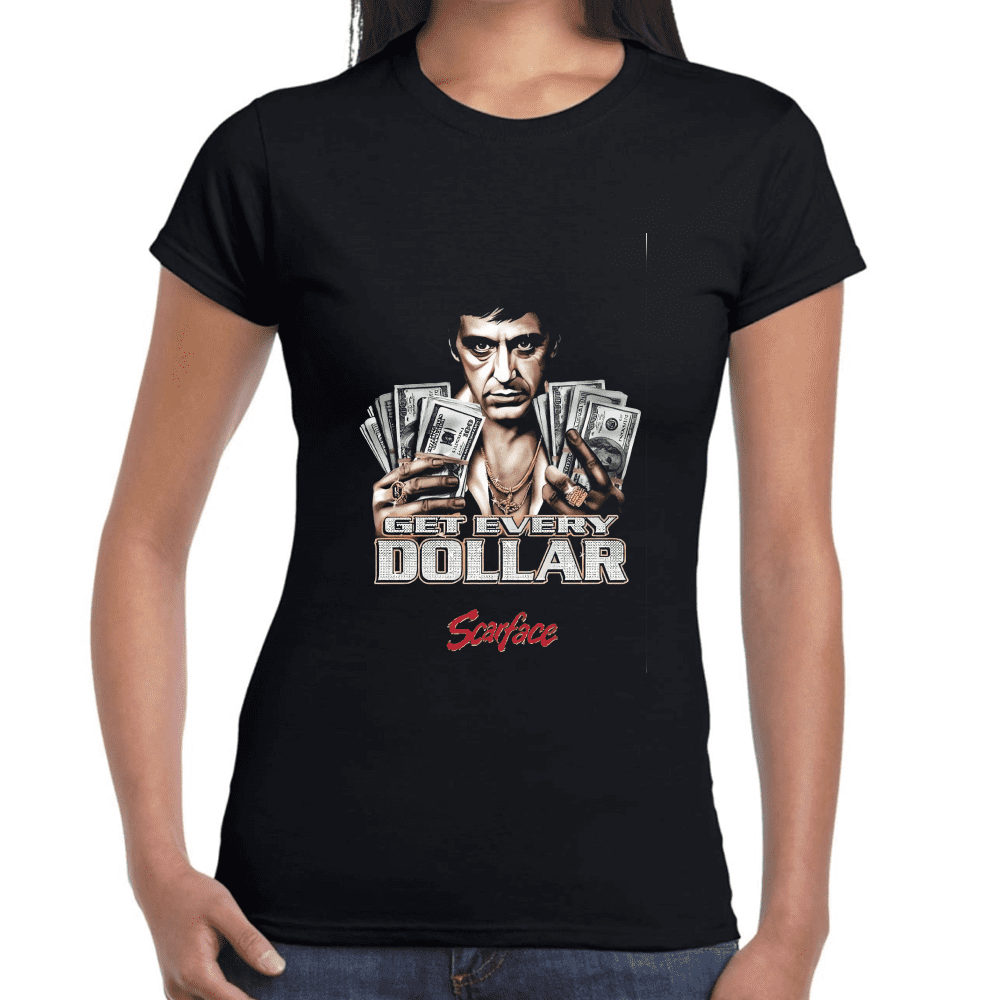 Playera Scarface Tony Montana Algodón Premium #963