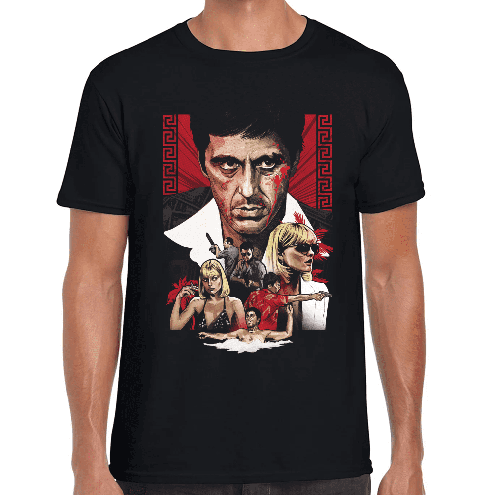 Playera Scarface Tony Montana Algodón Premium #964