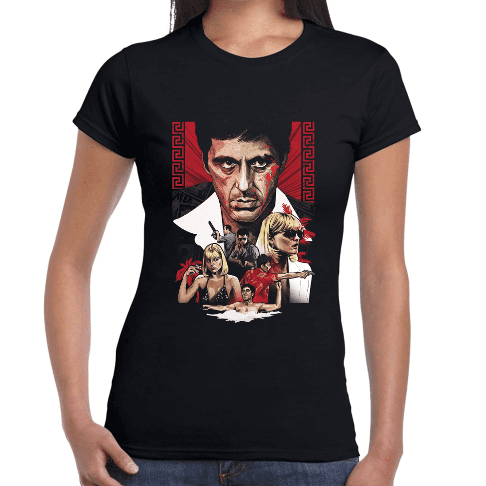 Playera Scarface Tony Montana Algodón Premium #964 Imagen secundaria del producto