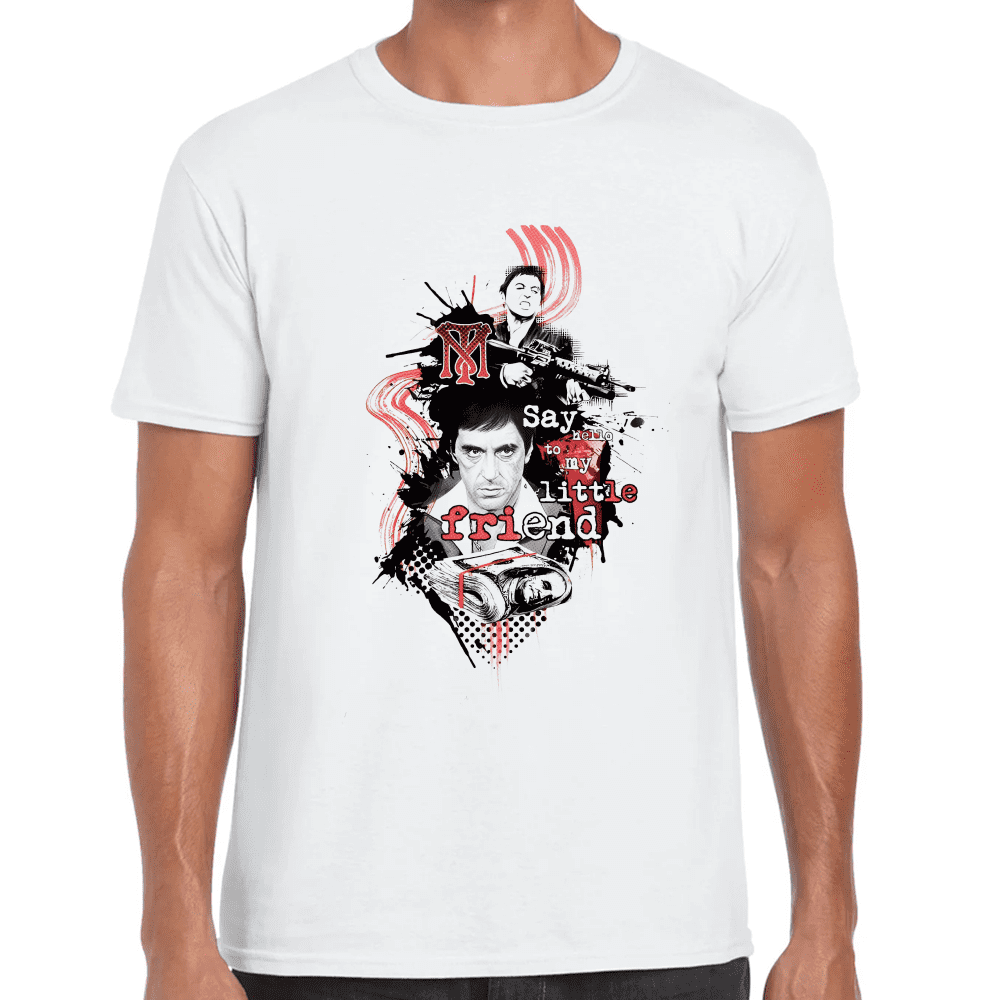 Playera Scarface Tony Montana Algodón Premium #965 Imagen principal del producto