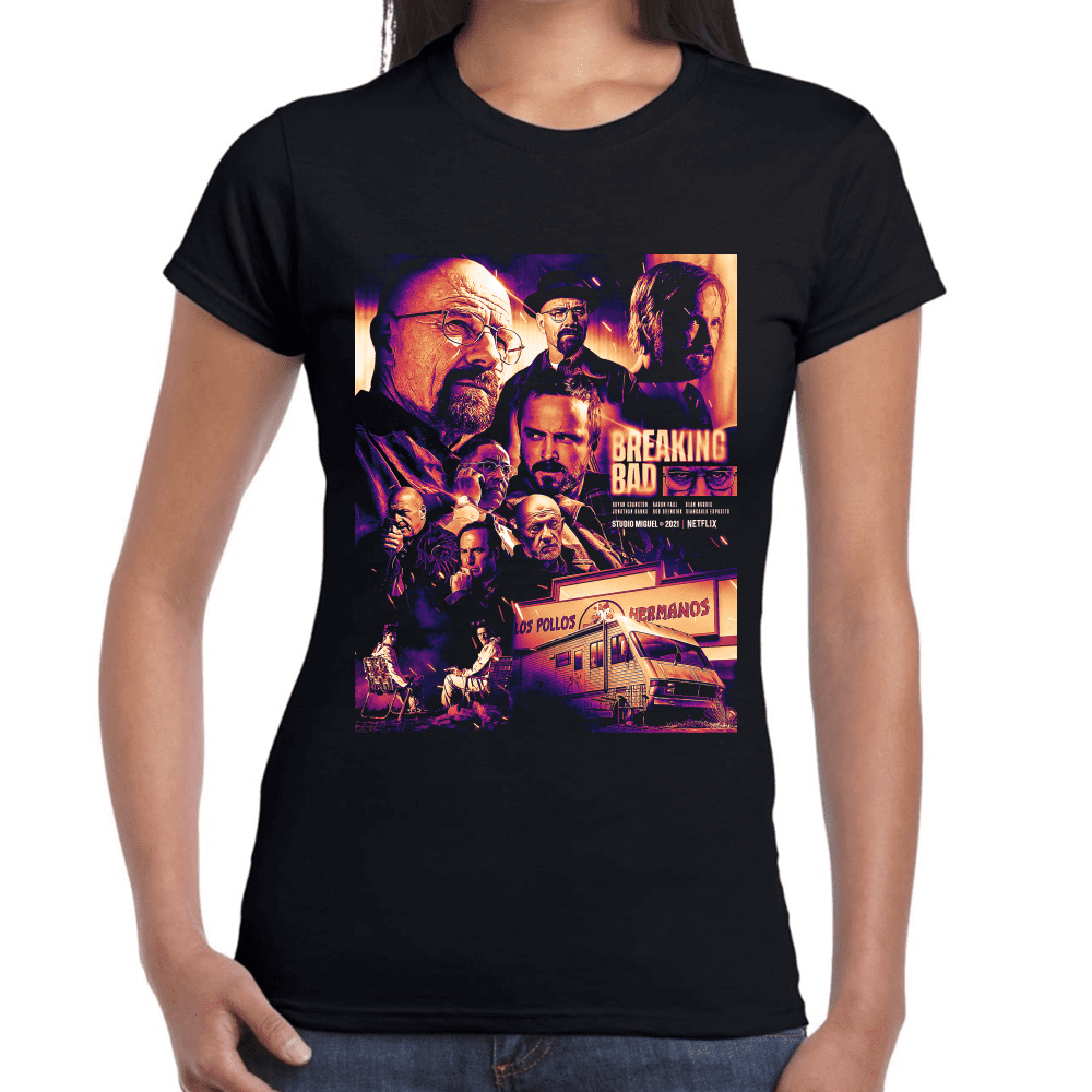 Playera Pollos Hermanos Breaking Bad Algodón Premium #977 Imagen secundaria del producto