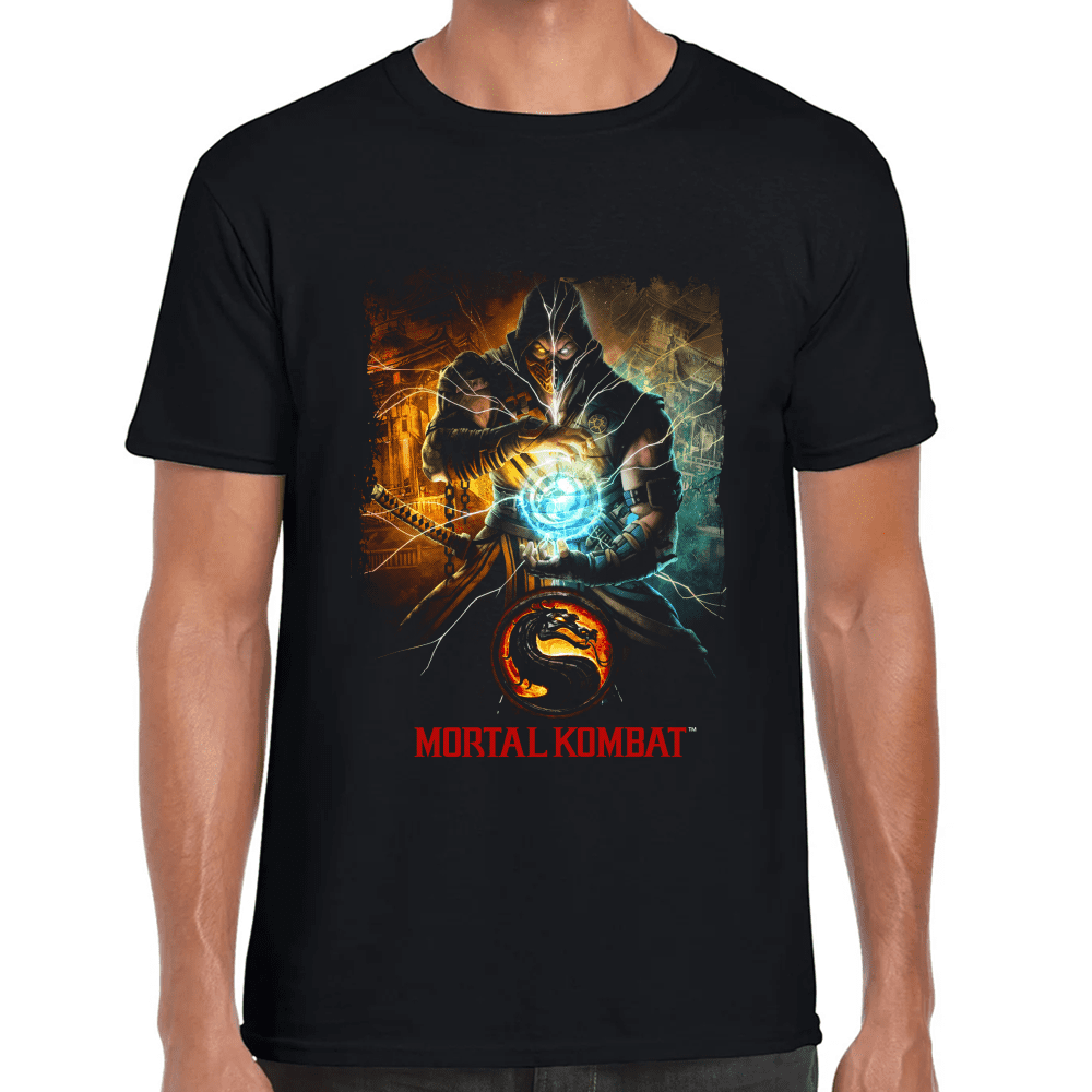 Playera Scorpion Y Sub Zero Mortal Kombat Algodón Premium #933 Imagen principal del producto