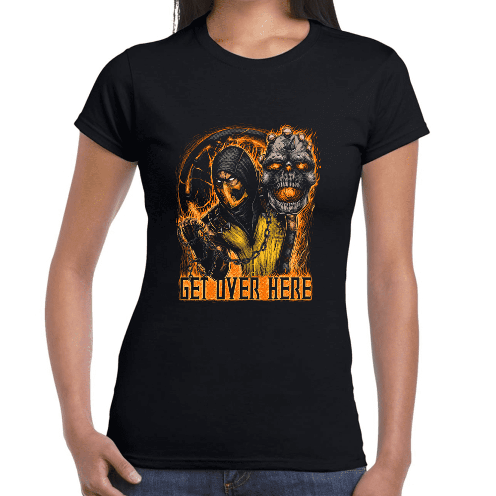 Playera Scorpion Mortal Kombat Algodón Premium #994