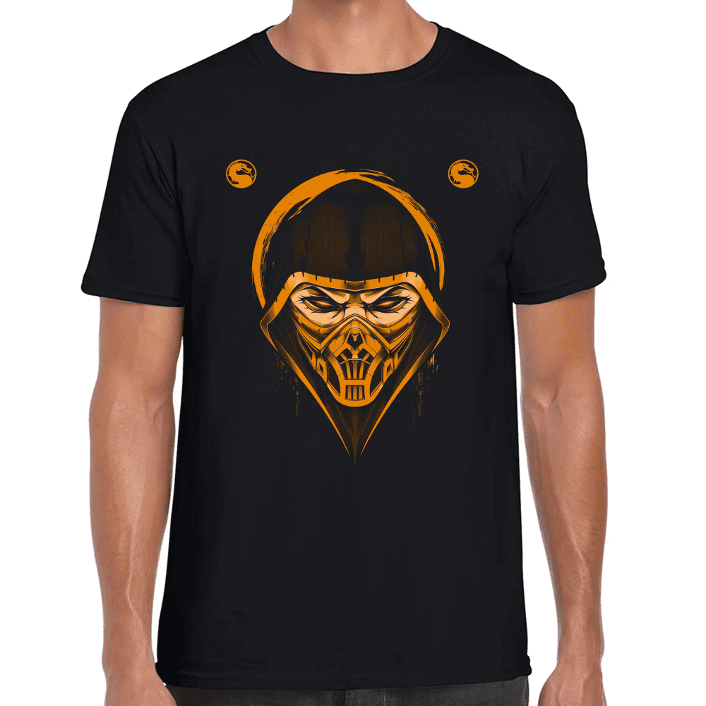 Playera Scorpion Mortal Kombat Algodón Premium #996 Imagen principal del producto