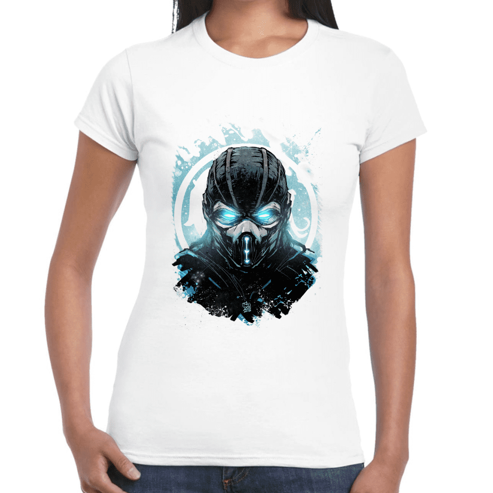 Playera Sub Zero Mortal Kombat Algodón Premium #998 Imagen secundaria del producto