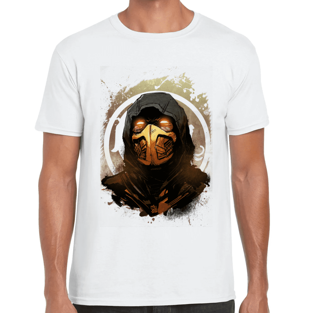 Playera Scorpion Mortal Kombat Algodón Premium #999