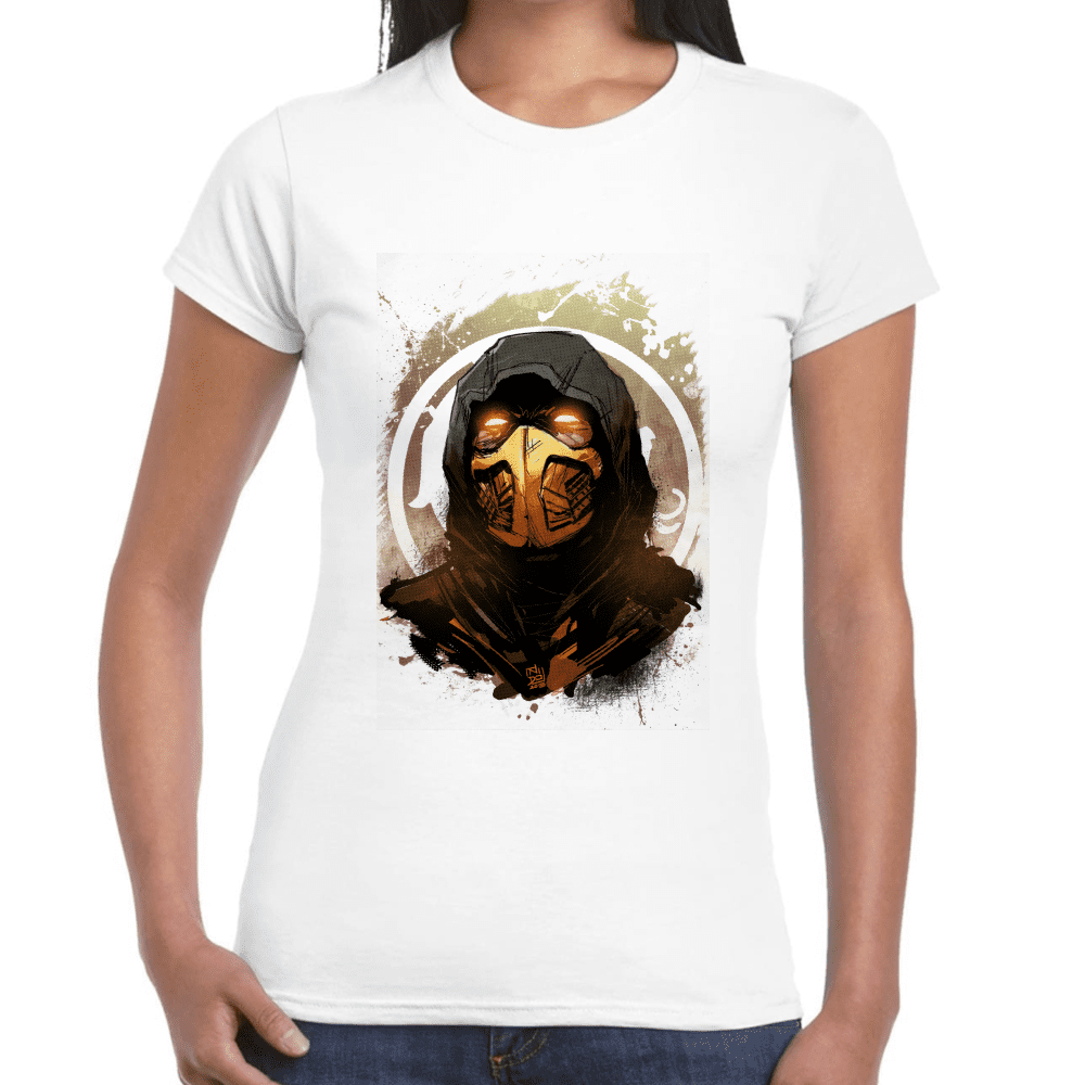 Playera Scorpion Mortal Kombat Algodón Premium #999